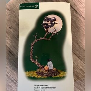 Department 56 Village Accessories Witch By The Light Of The Moon